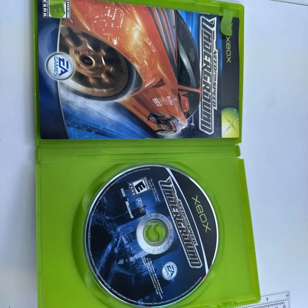 Need for Speed: Underground Black Label Microsoft Xbox Game Complete With Manual